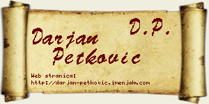 Darjan Petković vizit kartica